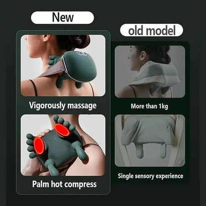 Ergonomic Shiatsu Neck Massager with Heat